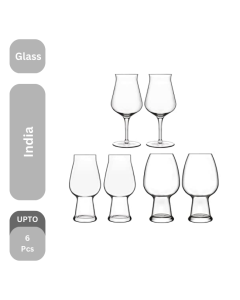 Luigi Bormioli Birrateque Craft Stout Beer Glass (Set-2)