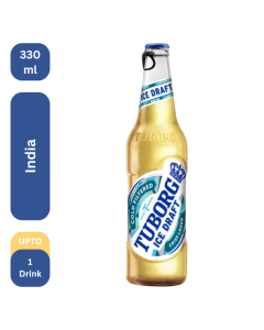 Tuborg Ice Draft Crisp Lager Beer Pint 330 Ml