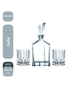 Nachtmann - Aspen Decanter With Whisky Tumbler Set 3 (90024)