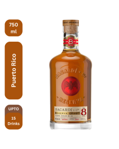 Bacardi 8 Reserva Ocho Ron Dorado Selecto 750 ml