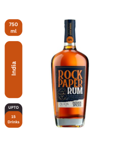 Rock Paper Indian Spiced Rum 750 Ml