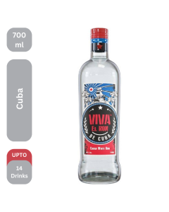 Viva El Ron De Cuba Cuban White Rum 700 Ml