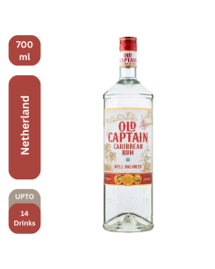 Old Captain Well Balanced Caribbean White Rum 700