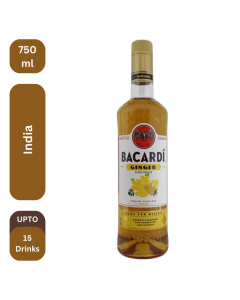 Bacardi Ultra Deluxe Ginger Rum 750 Ml