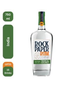 Rock Paper Tropical Coconut Rum 750 Ml