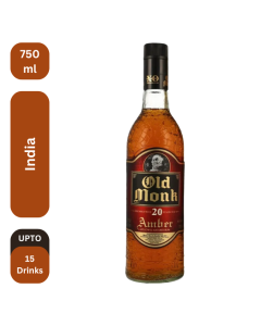 Old Monk Amber Mellow And Matured Rum 750 Ml