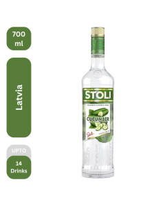 Stoli Cucumber Flavored Vodka 700 Ml