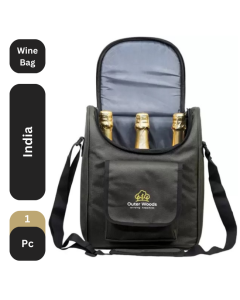 Outer Woods 3 Bottle Insulated Bag - Black (Ow-01)